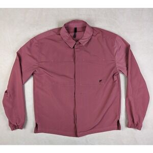 Fabletics Medium Mens Jacket Outpost Snap Button Outdoors 22x26